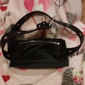 Leather fanny pack